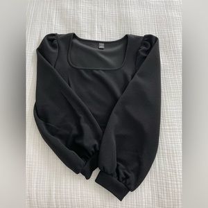 Black long sleeve shirt